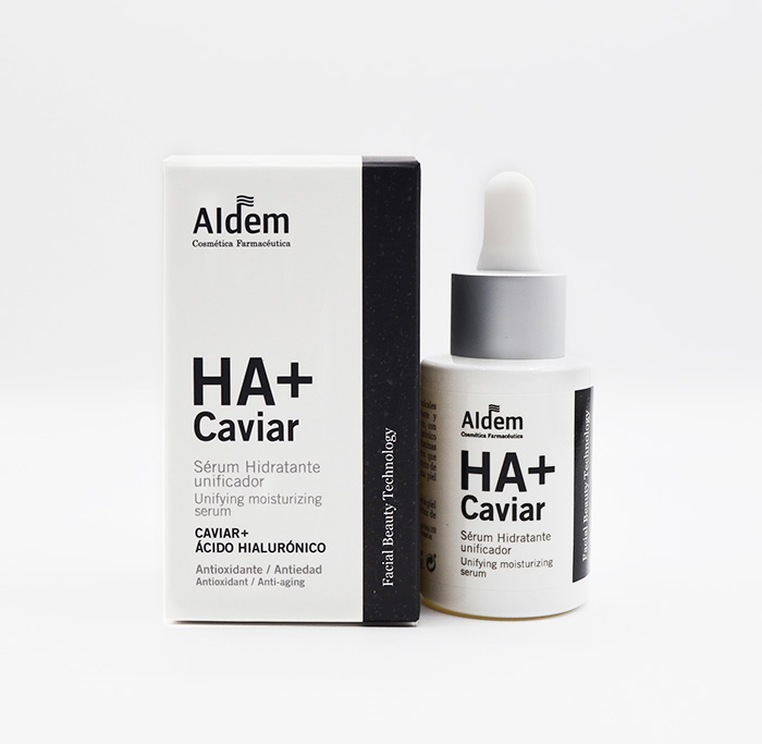 Serum hidratante unificador Caviar + Ácido Hialurónico 
